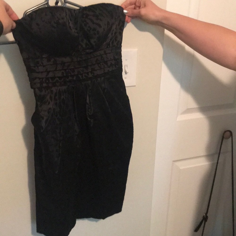 Black cocktail dress